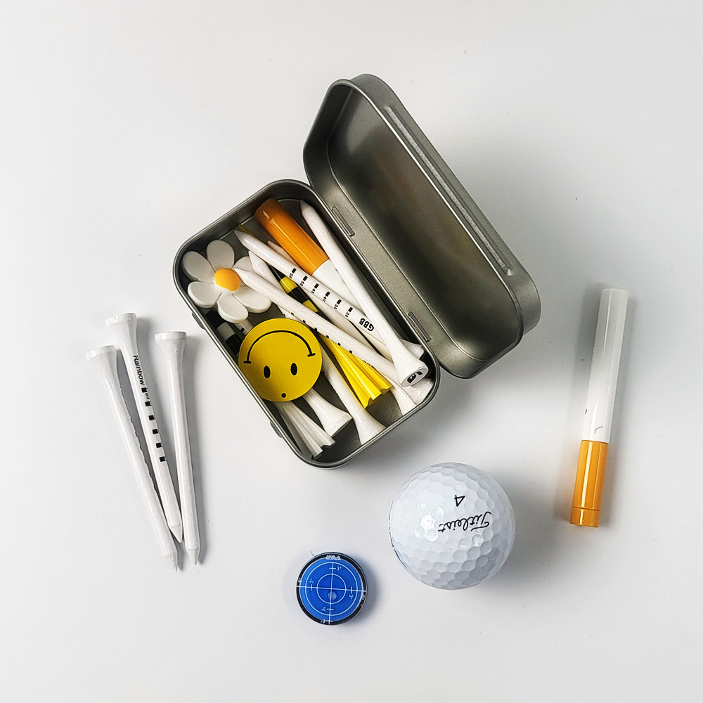 골프유단자 골프티 케이스 틴케이스 2개입 11,400원