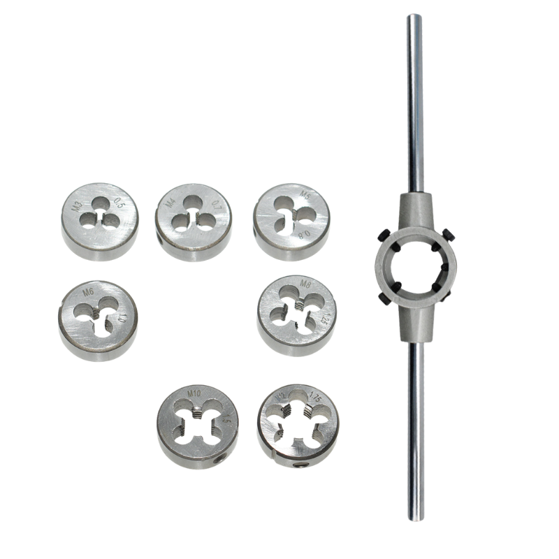 tinduo 세인 탭다이스 세트 8종 핸드탭 핸들 탭드릴비트 나사 재생 전용 12,500원