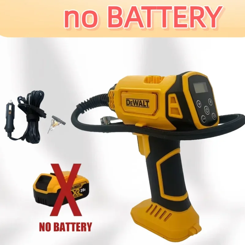 디월트 에어 컴프레서 자동 타이어 공기 주입기 무선 충전식 휴대용 펌프 디지털 압력 게이지 포함 67,100원