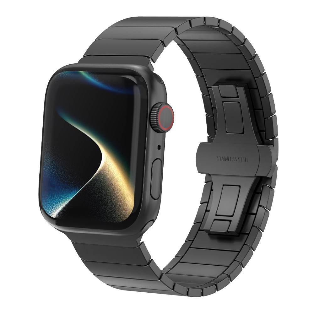 애플워치 호환 링크브레이슬릿 메탈 스트랩 밴드, 블랙 20,900원