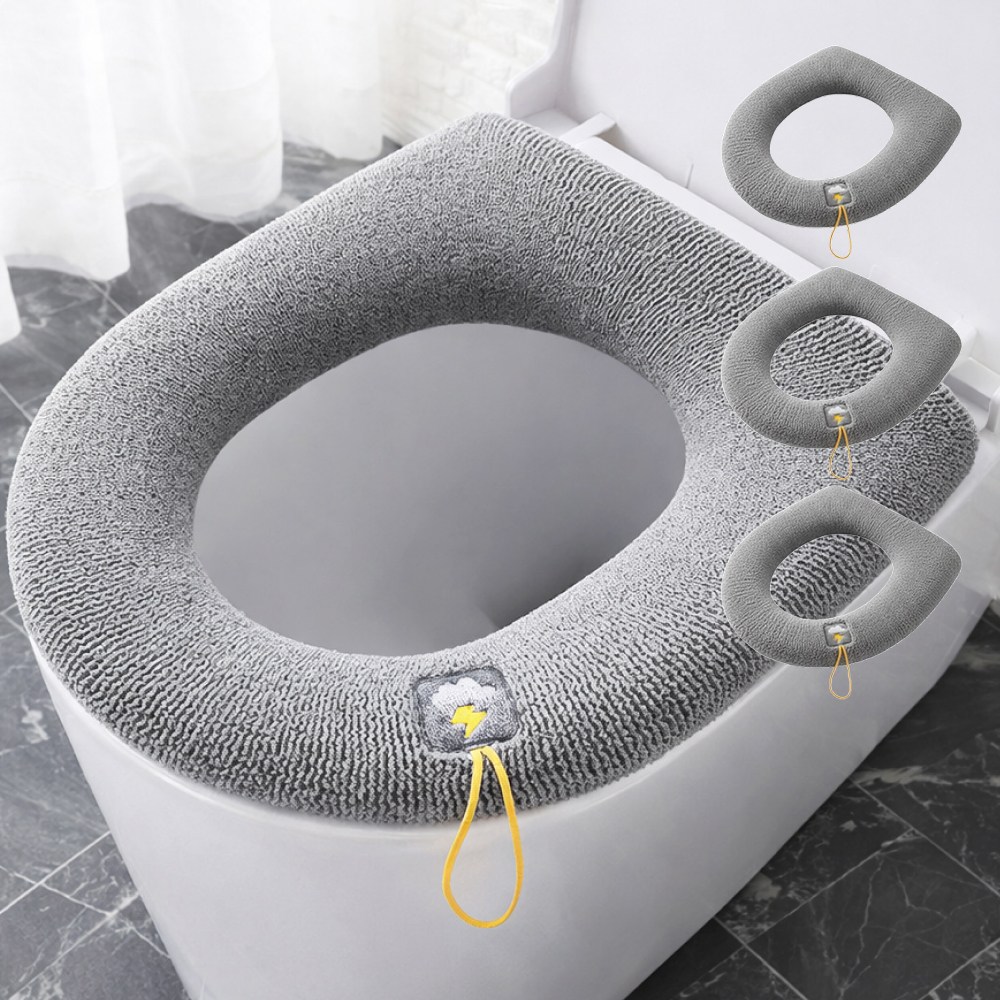 솔리마켓 빨아쓰는 고급 극세사 손잡이 변기커버 변기시트 8,900원