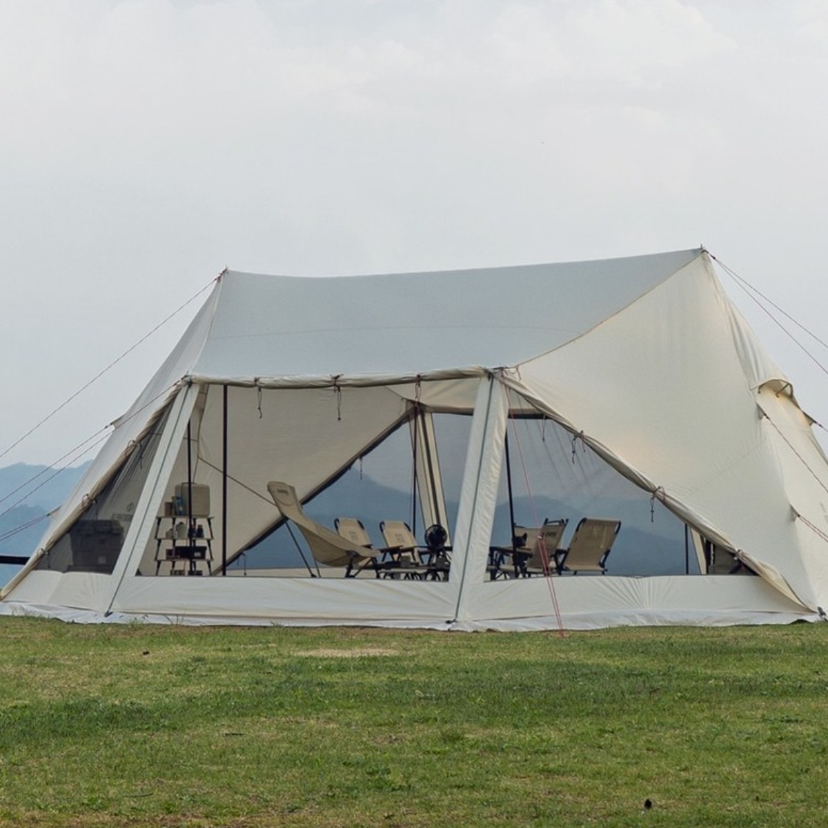 [관부가세 포함] 노스피크 Northpeak OCTA SHELL 소이밀크 패밀리 텐트 10~12인용 UV코팅 메쉬 루프쉘터 내수압 4000mm 1,089,000원