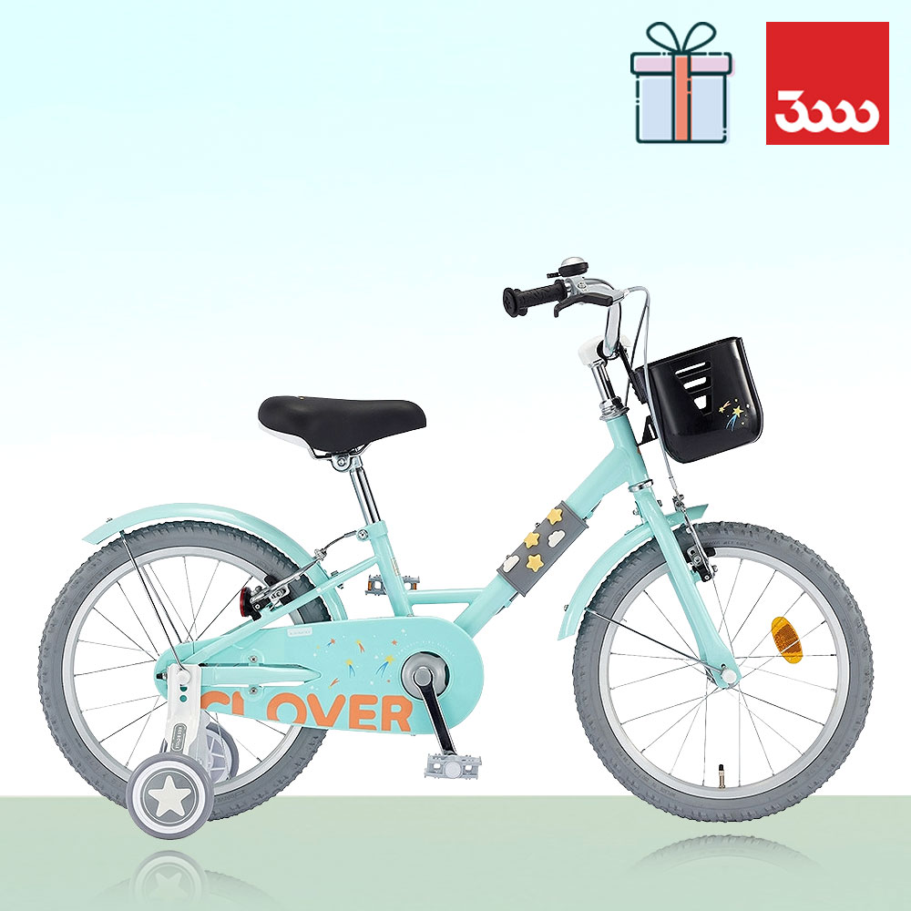 [바이크7] 2026 삼천리 클로버 18인치 - 100% 완조립 5세 6세 DIY 액세서리 어린이 아동 키즈 핑크 블루 민트 레스포 탈부착 바구니 스틸 보조바퀴 네발 자전거, 민트, 1개, 123cm 237,000원
