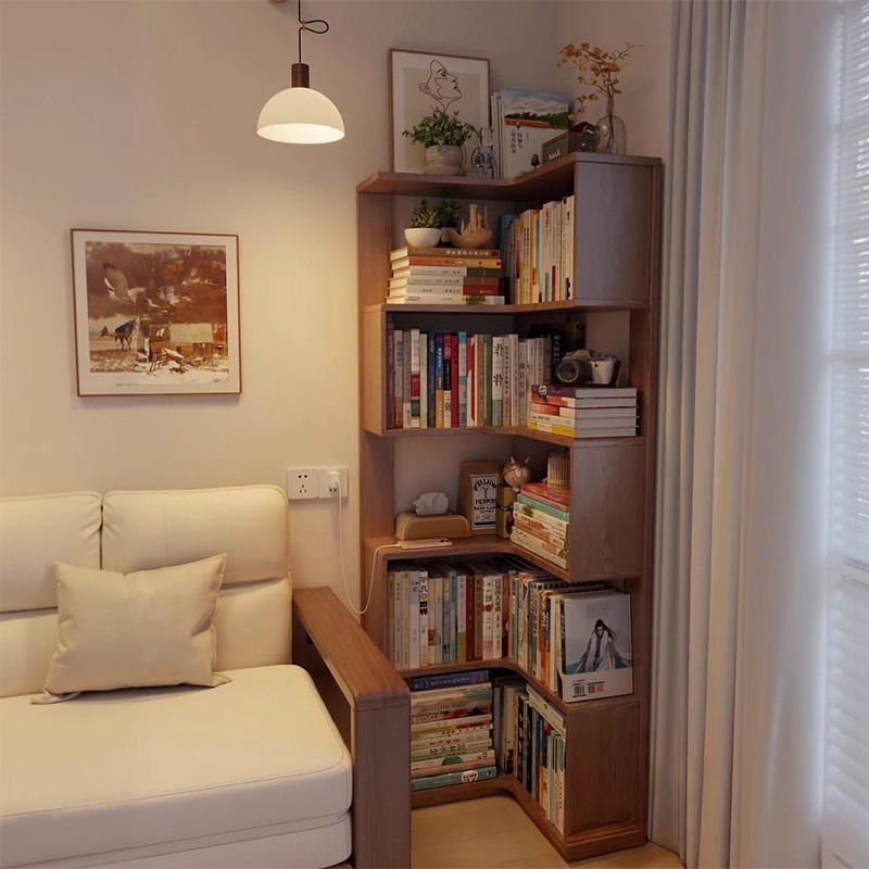 원목 코너 책장 모서리 수납장 5단 150cm 6단 180cm 108,400원
