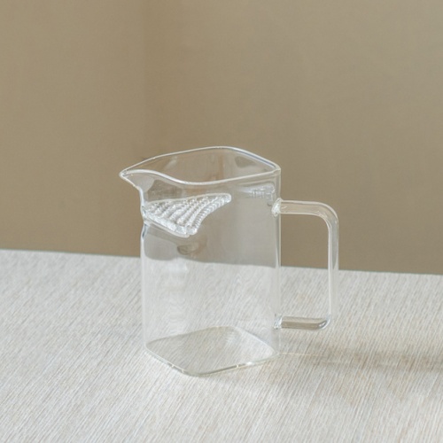 초승달 거름망 숙우 공도배 내열 유리 미니 티포트, 1개, 200ml, 투명 14,800원