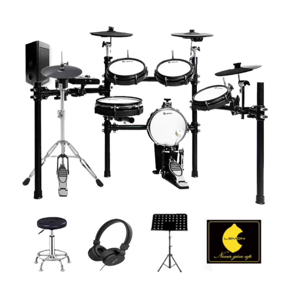 레몬악기 리얼타격감 전자드럼 스피커포함 10인치 킥드럼 올메쉬 풀세트, 1개, 현재가 864,000원