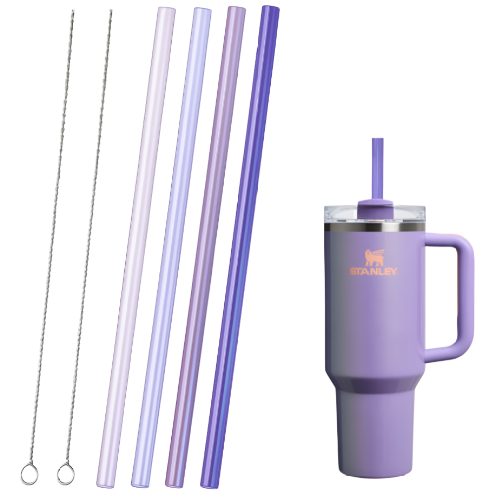 WAP 스탠리 스타벅스 887ml 1.18L 퀜처 텀블러 호환 그라데이션 퍼플 빨대, 1개 7,900원