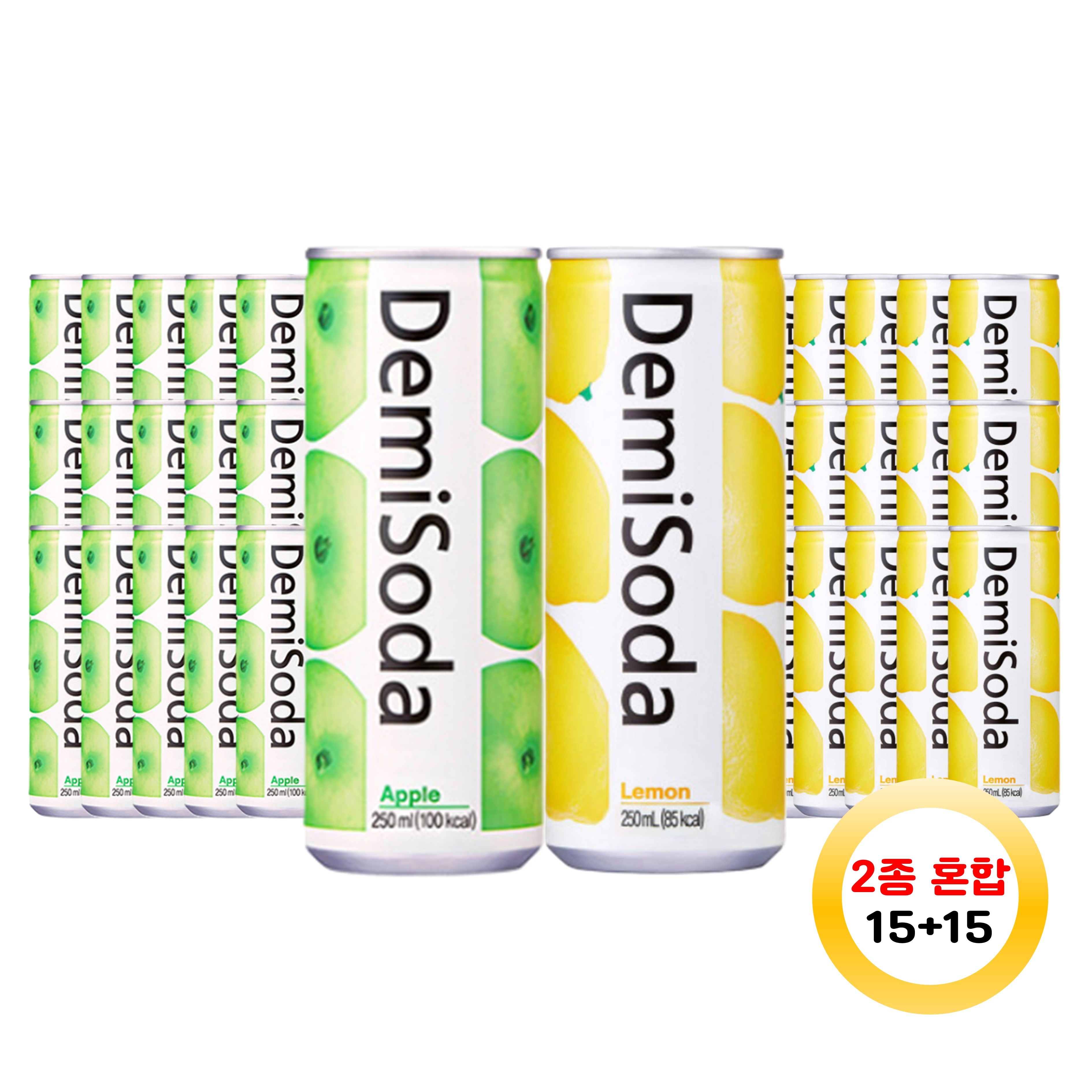 데미소다 250ml 애플15캔+레몬15캔 총 30캔 20,000원