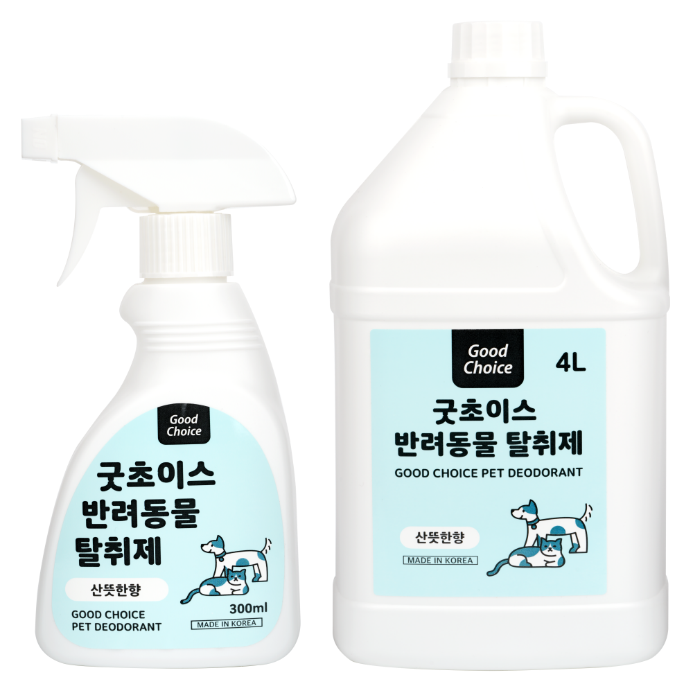 굿초이스 반려동물 탈취제 대용량 산뜻한향 12,900원