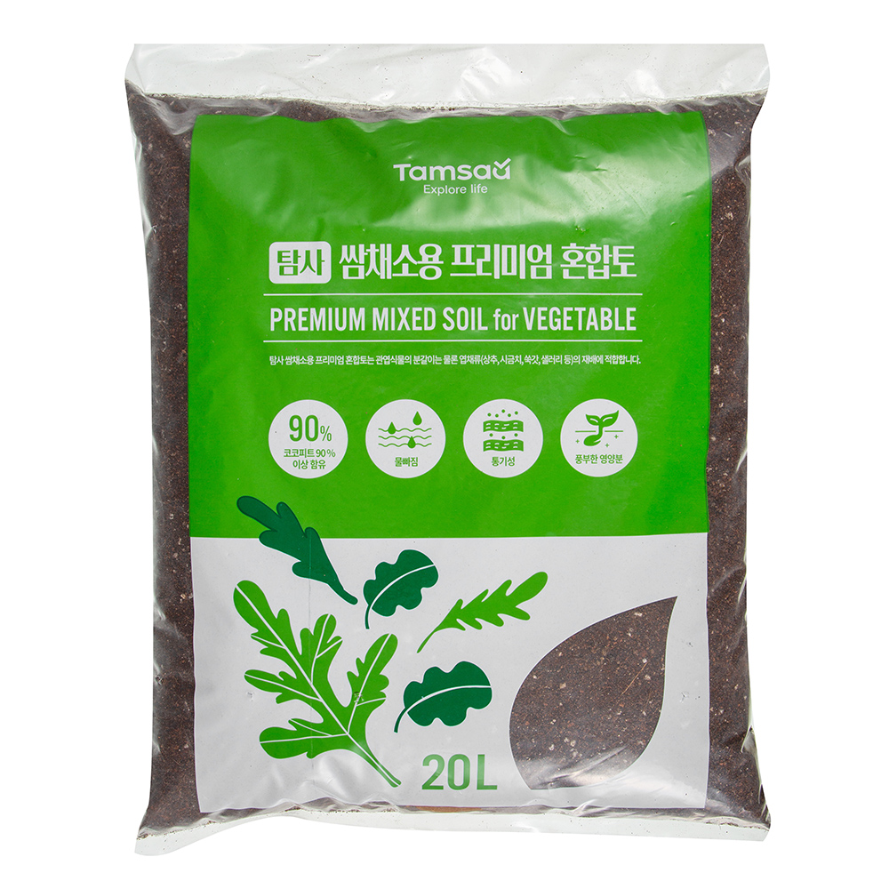 탐사 쌈채소용 프리미엄 혼합토 20L 9,490원