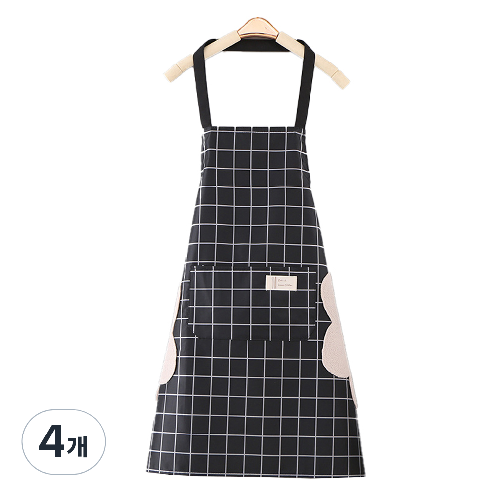 씨오브비 체크 방수 PVC 손닦기 앞치마 33,270원