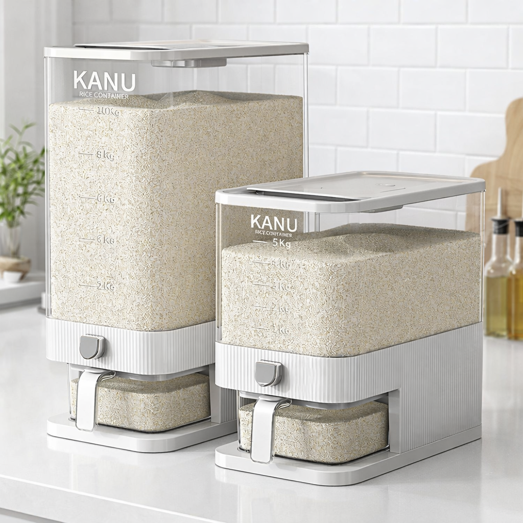 Somang 식약처인증정품 원터치 방습 쌀통 10KG 쌀보관용기 20,900원