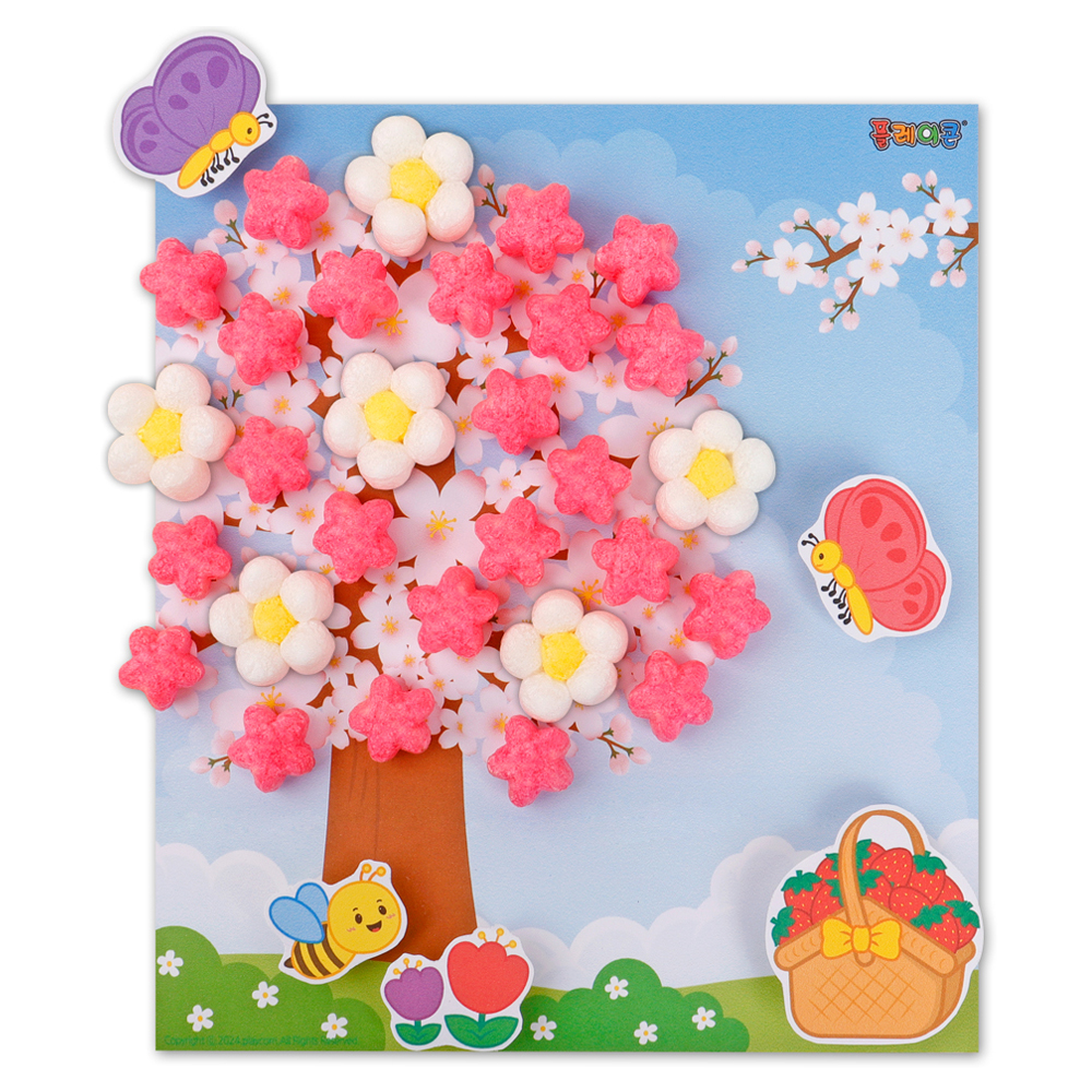 플레이콘 사계절 봄 나무이야기 4인용, 혼합색상, 1개 12,700원