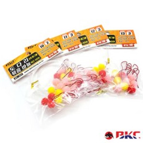 백경 도다리 묶음바늘 채비 BK-507 10개입 2,000원