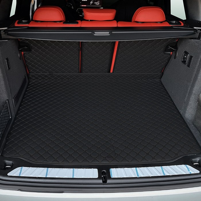 카프트 BMW X3 20i 20d 30d m40i 호환 트렁크매트 프리미엄 퀄팅 가죽 차박, 블랙-블랙 79,000원