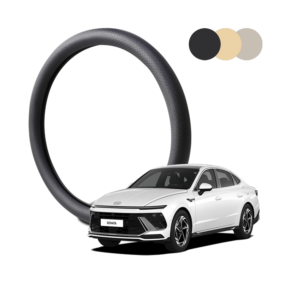 딜온 프리미엄 숨쉬는 타공 핸들커버 쏘나타디엣지 전용 국내생산, 블랙 29,800원