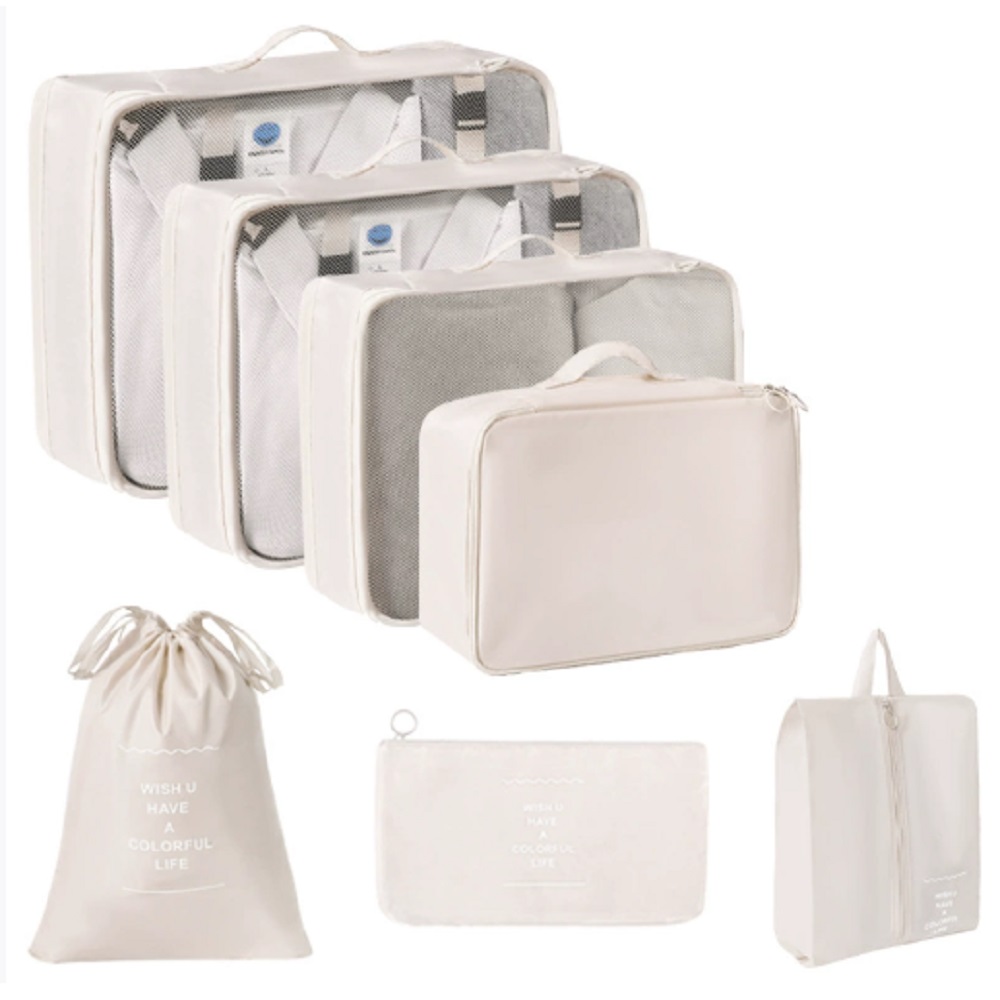 리브온 여행용 캐리어 정리 파우치 7종 풀세트 8,800원