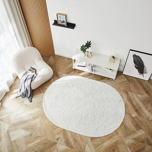 아담데코 모노톤 뽀글이 인조양털 논슬립 폭신 카페트 타원형 33,290원