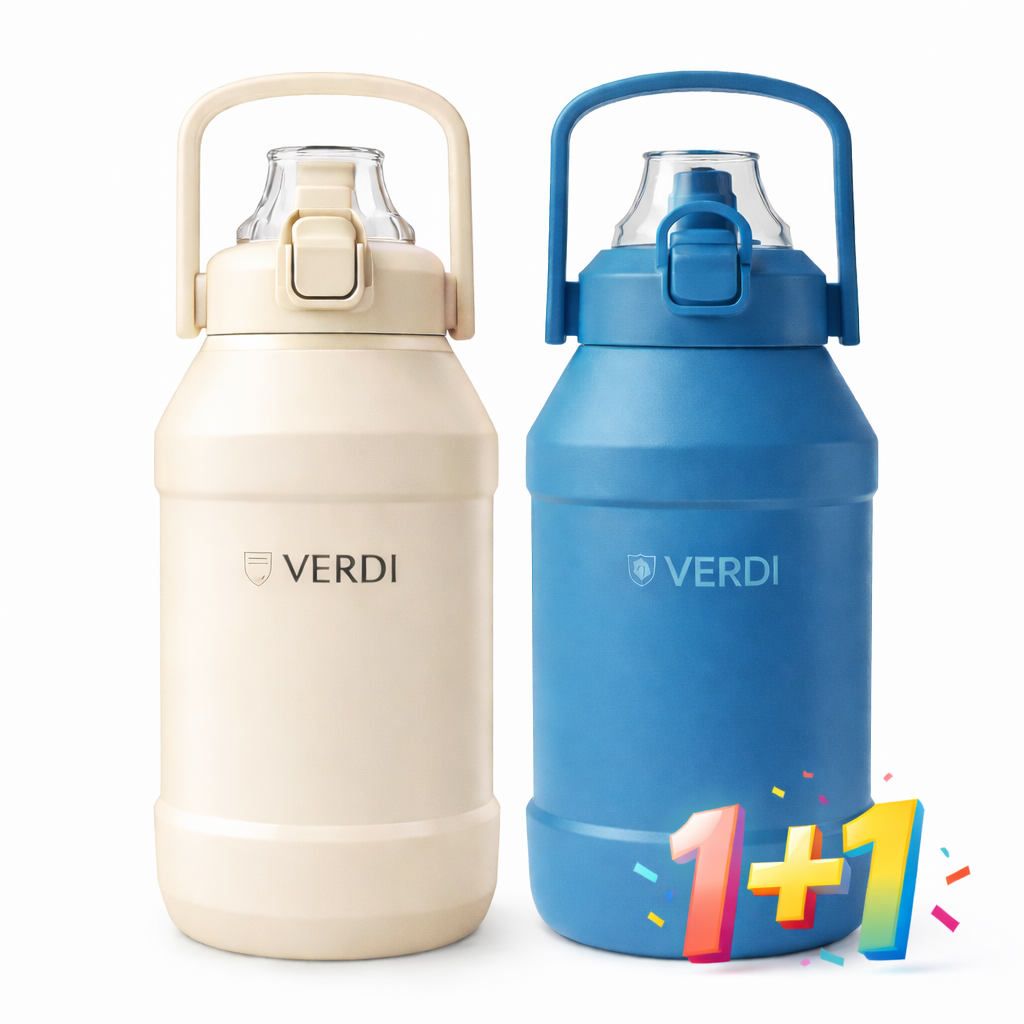 베르디 스트로 텀블러 1100ml  (1+1)  2개 아이보리 블루 79,000원