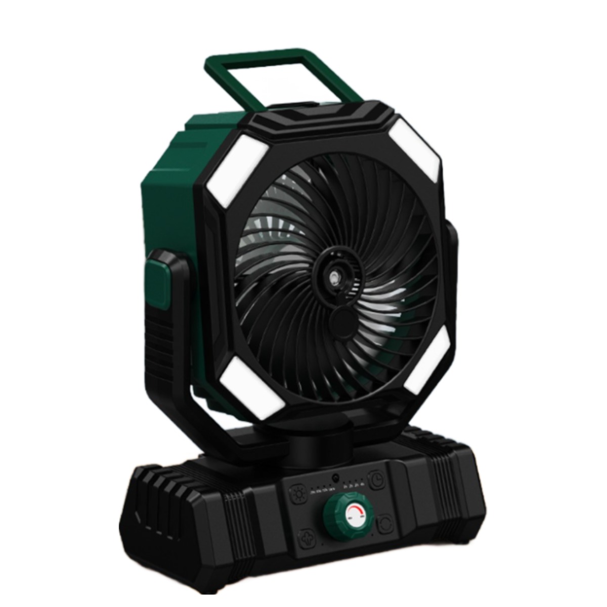 신맥스 F22 무선 분무 가습 선풍기 캠핑용 탁상용 20000mAh 초대용량 보조배터리 충전식 휴대용 피크닉 무소음 LED조명조절 풍량조절 각도조절 자동 회전 야외 실내용 차량용, 그린 109,990원