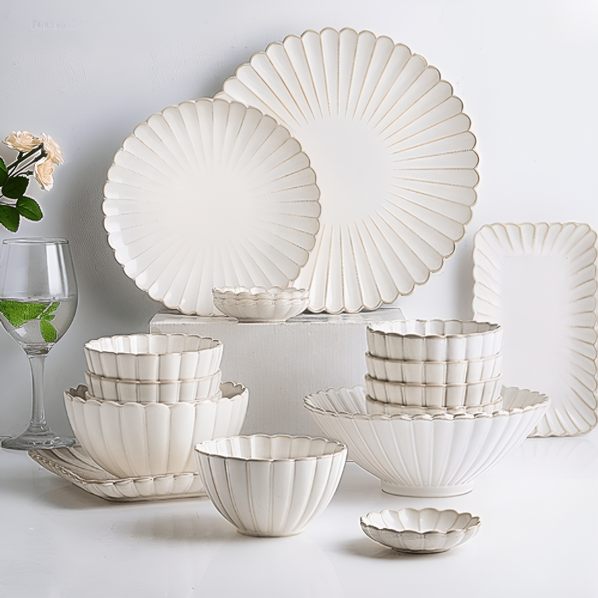 지플라워 식기세트 4인 20pcs 6인 32pcs 108,400원