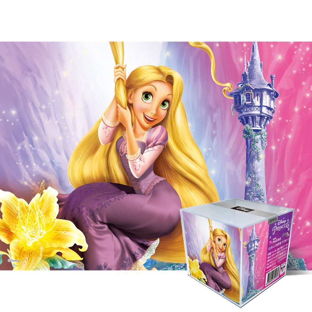 라푼젤 (미니) 직소 퍼즐 디즈니 애니메이션 108피스, 108피스, 단품, 1개 8,200원