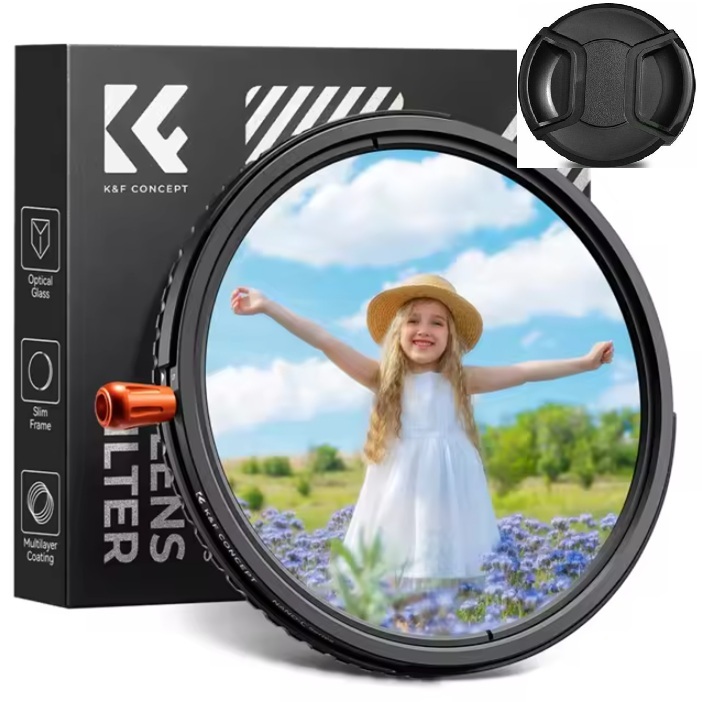 KnF Concept 82mm NANO-C HMC 블랙미스트 1/4+ND2-ND32+CPL 3-in-1 필터 (캡포함) AGC Japan Glass 85,900원