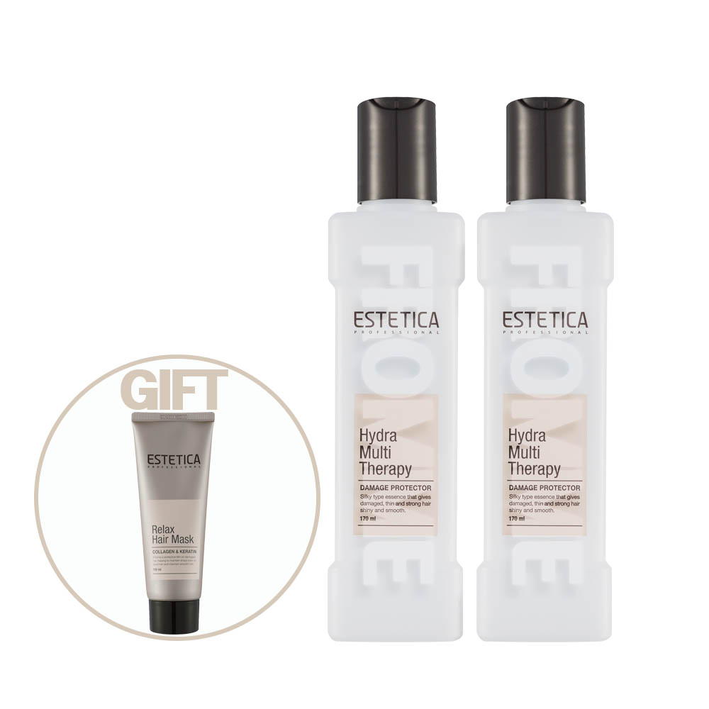 2025년 생산 1+1 에스테티카 하이드라 멀티 테라피 170ml+릴렉스마스크 100ml 미용실 실키 28,600원