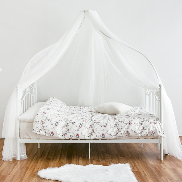 마켓비 SSOPHIA 캐노피침대 퀸 150200, 에그화이트 130,000원