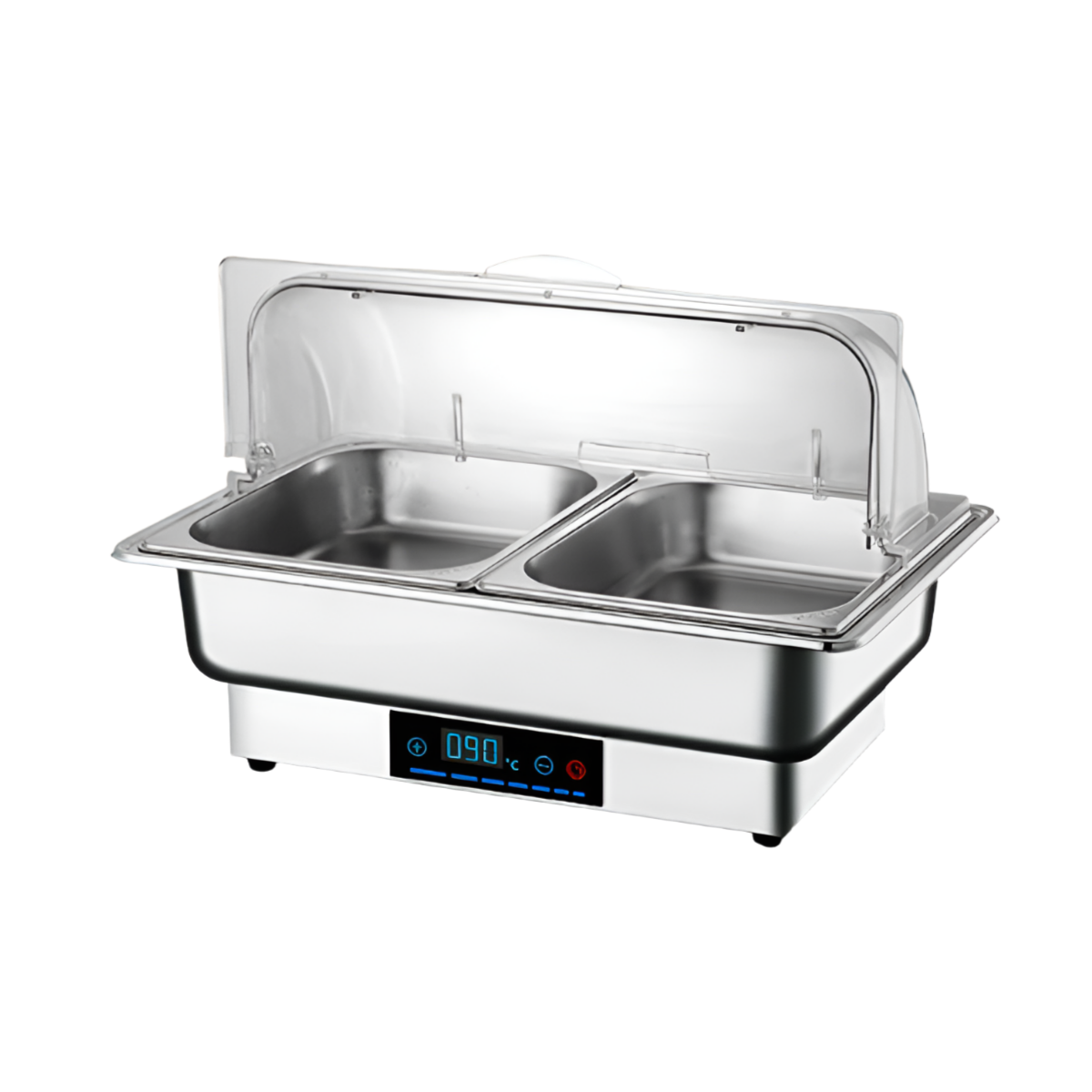 퀵서브 간편한 업소용 중탕기 뷔페 보온 음식워머 전기 푸드 워머기 균일 워머, 디스플레이 9L 2단 가시덮개 포함 128,000원