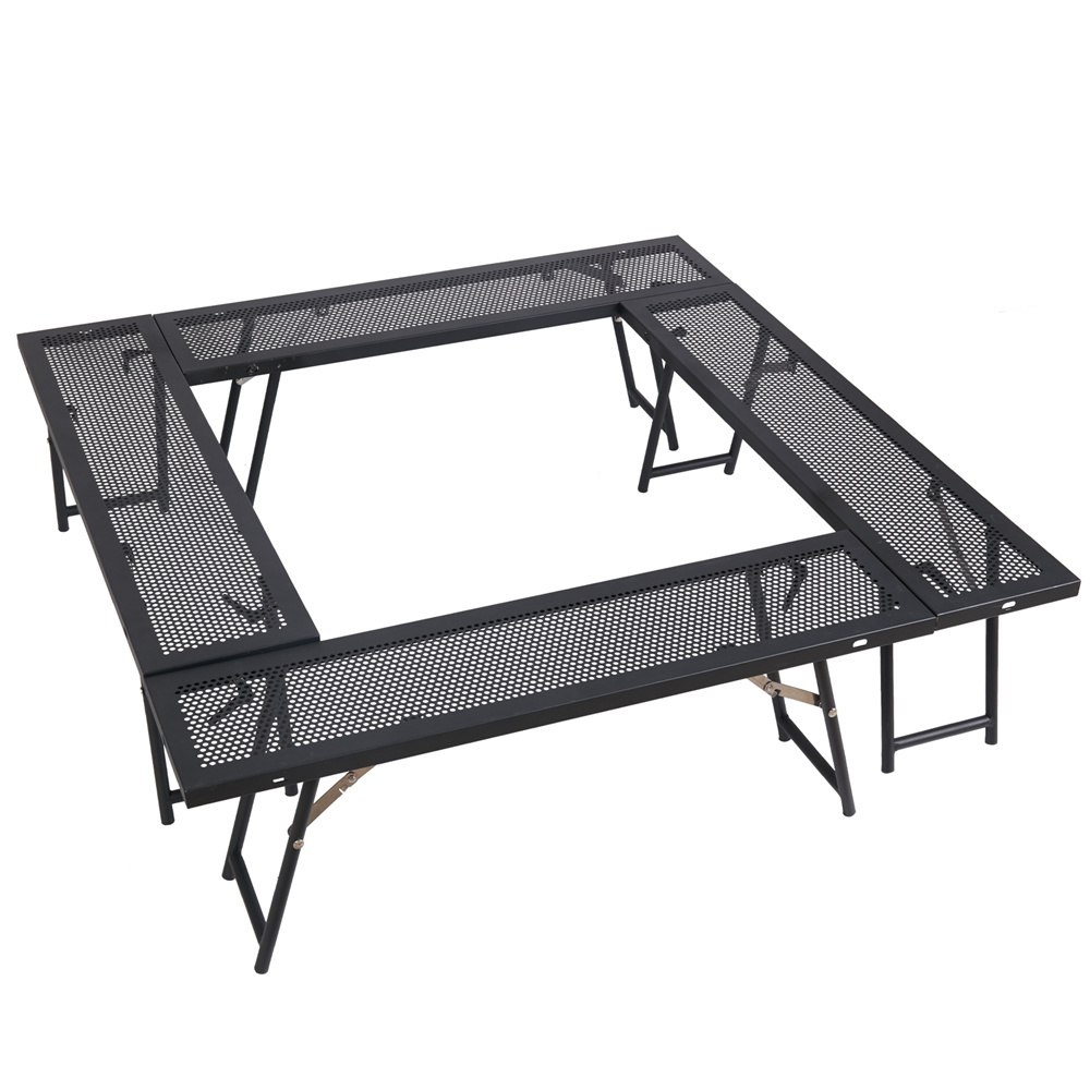 SUN-YE 화로대 테이블 캠핑 화로대테이블 메쉬 테이블 다기능 난로 테이블 수납 가방이있는 재구성 가능한 야외 철제 난로 테이블 99,800원