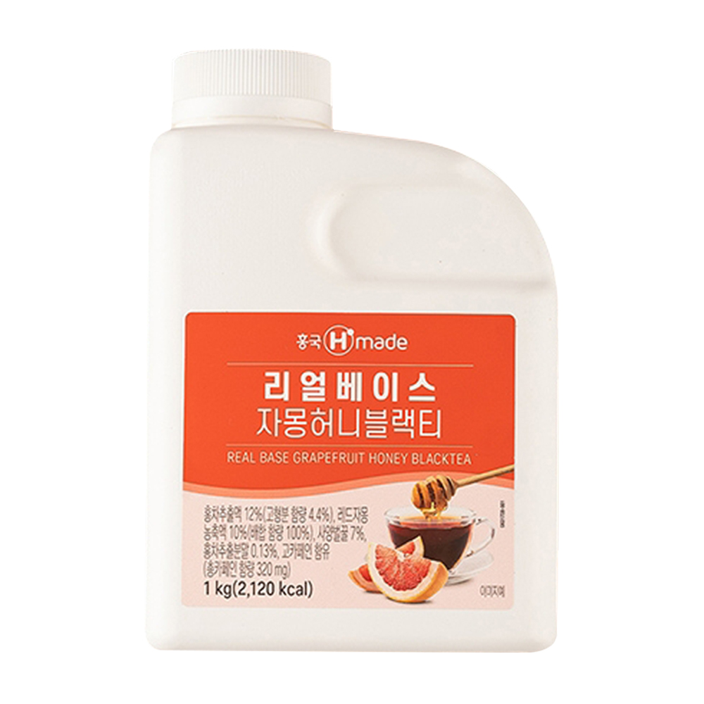 흥국 리얼베이스 자몽허니블랙티 1kg (아이스박스 배송) 17,900원