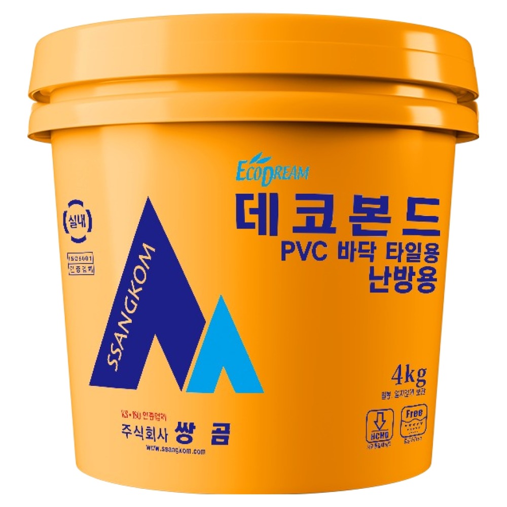 쌍곰 데코본드 난방용 4kg 18,500원