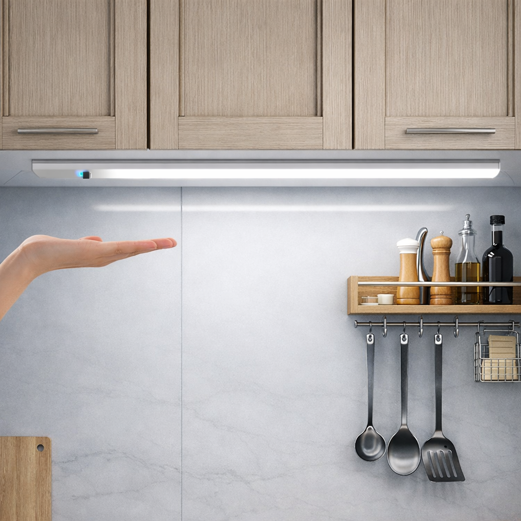 비상 핸드 모션감지 다용도 싱크대 주방 USB LED 조명 50cm, 화이트 12,900원