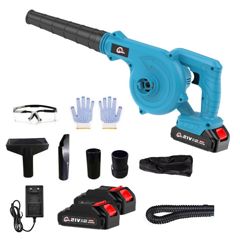 YUON 21V 무선 송풍기 충전 블로워 낙엽 제설 소형 세차, 1개 59,920원