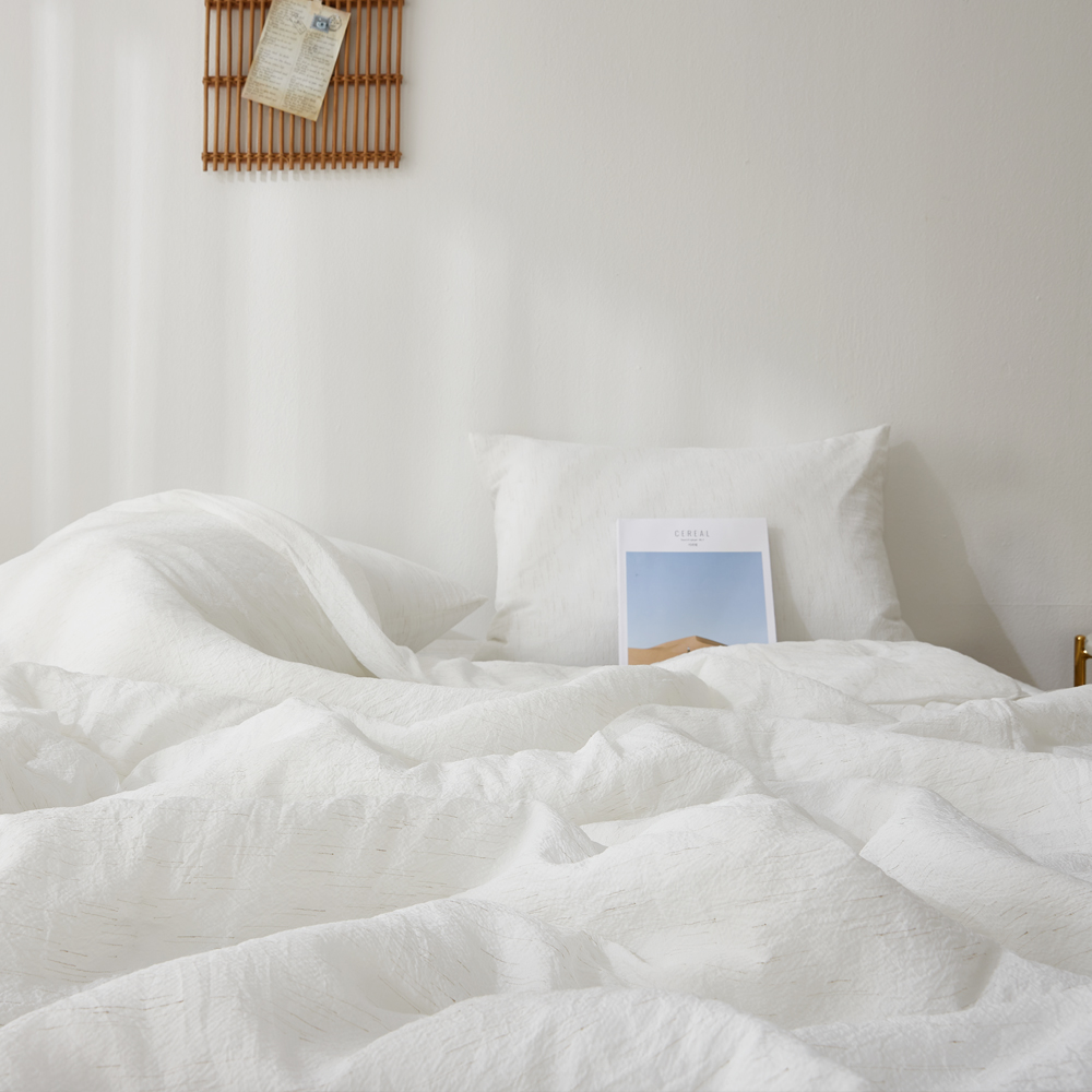 브리즐 린넨 시어서커 이불 + 베개커버 세트 72,180원