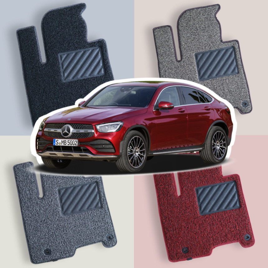 벤츠 GLE 450 300D 350D 53 63 AMG 코일매트 한대분 풀세트 카매트 발매트 확장형 바닥매트 발판 깔판 차량용 자동차 차량 38,600원