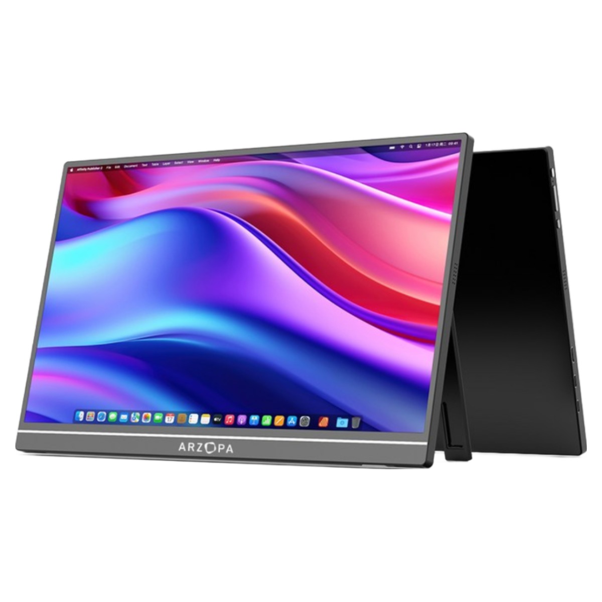 ARZOPA 아르조파 15.6인치 휴대용 모니터 FHD 1080P 60Hz IPS 디스플레이 노트북 맥북 PS5 스위치 PC용, A1, 39.6cm 109,000원