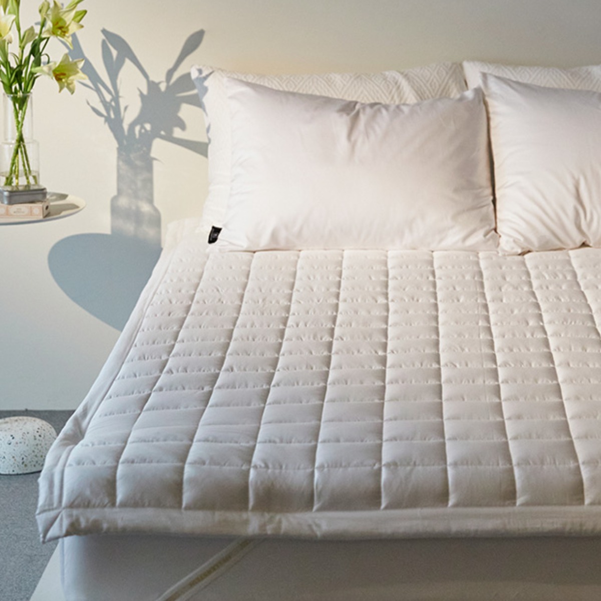 [헬렌스타인] 80수 샤인코튼 침대패드 S/Q/K/LK 159,000원