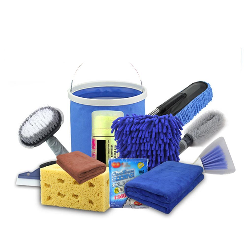 세차용품 9종세트/세차도구 챠량용품 타올 유리닦이, 블루, 1cm 13,700원