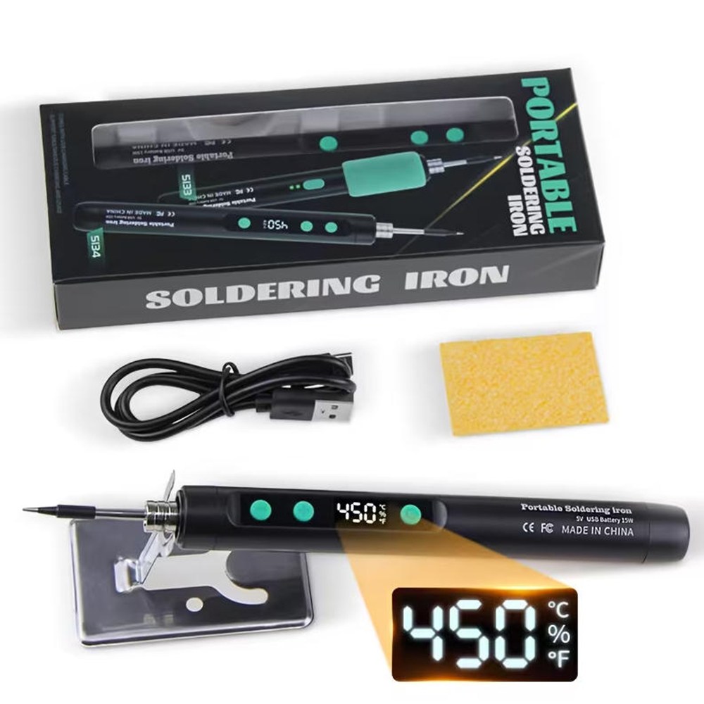 프리라이프 무선인두기 전기인두기 납땜기 휴대형 온도조절 거치대 포함 3종 인두팁 구성 17,600원