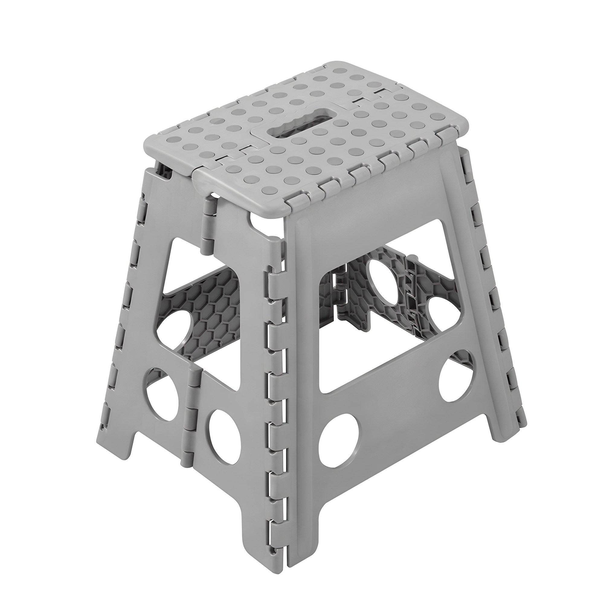 하비티 사각 휴대용 접이식 스툴 폴딩 의자 L, 그레이, 1개 8,690원