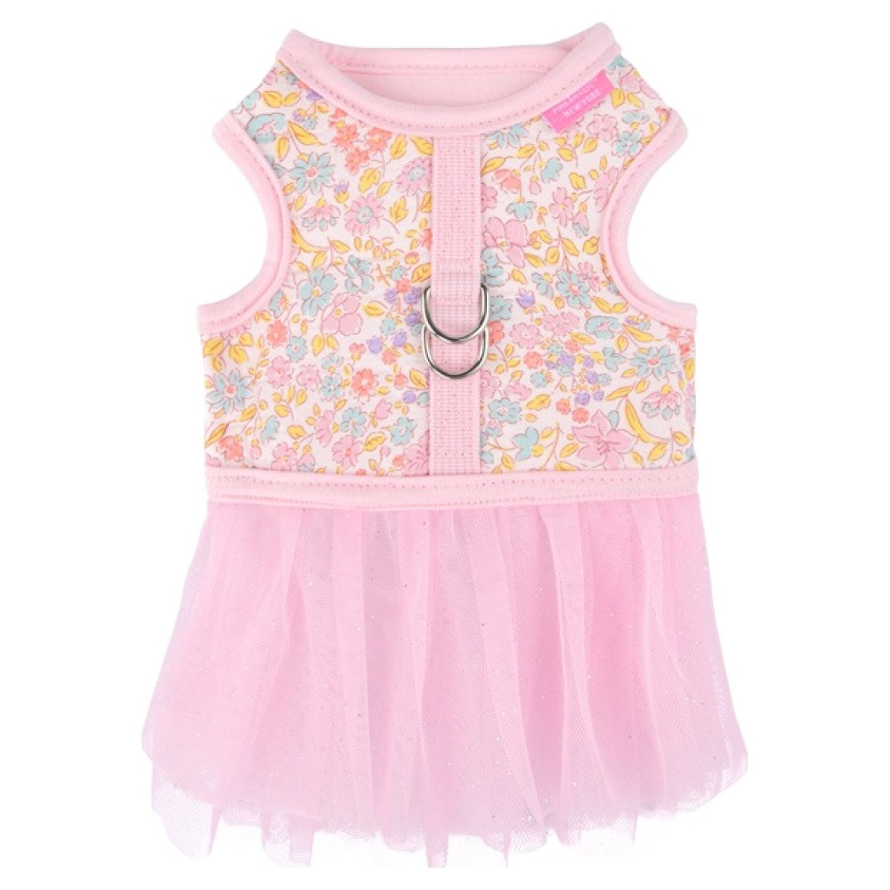 핑카홀릭 반려동물 아이온 플라워 튜투 치마 원피스 하네스 HD7918, 라이트핑크, 1개 37,000원