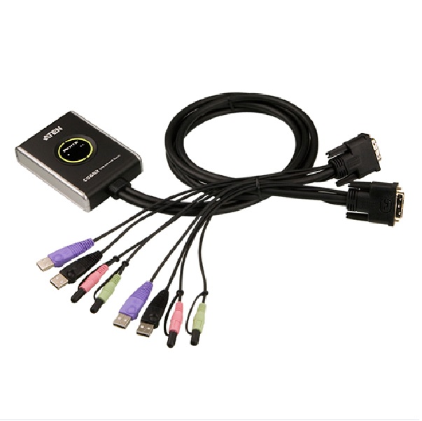 ATEN CS682 /2포트 USB DVI 오디오 케이블 KVM 스위치 119,000원