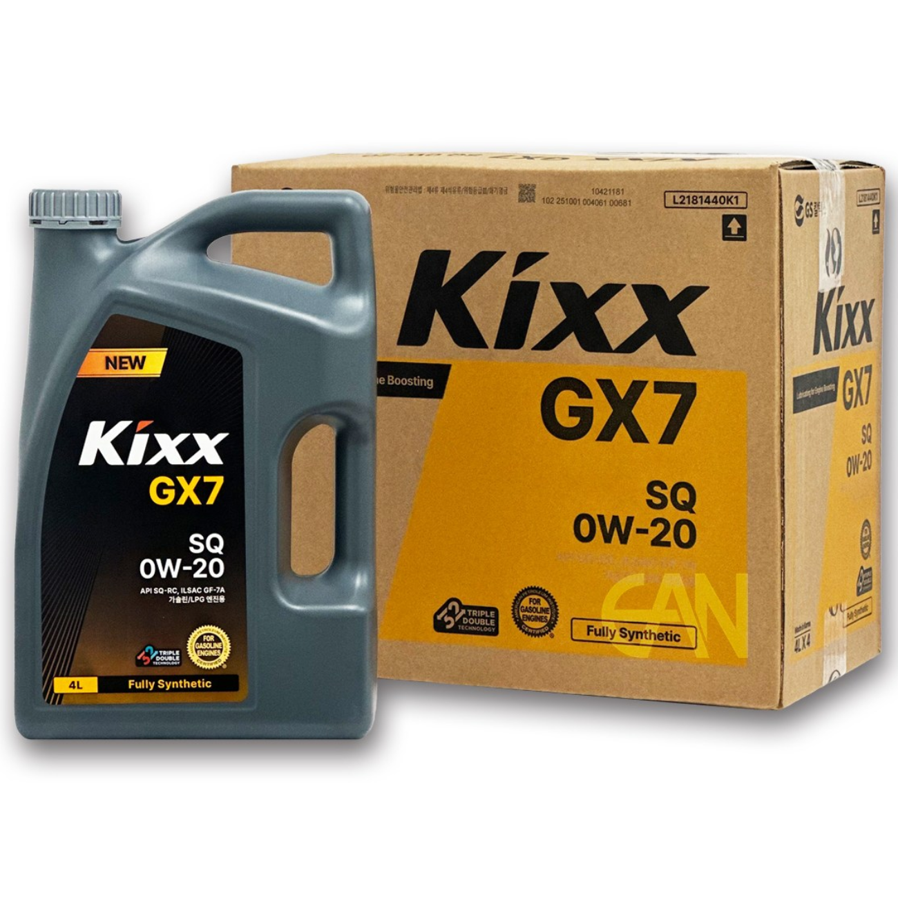킥스 KIXX GX7(구 G1) SQ 0W20 1박스(4리터 4개) 합성 가솔린 LPG 엔진오일, 0w20, 1세트, 16L 120,000원