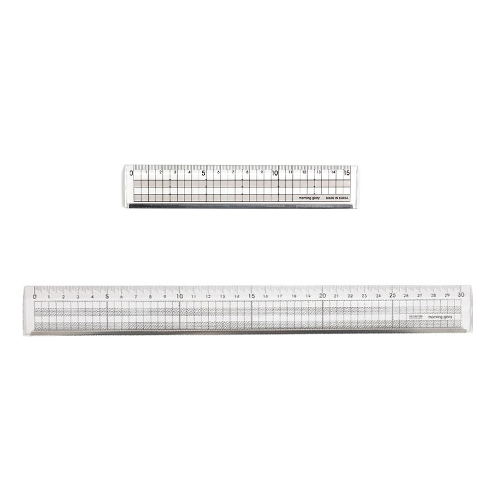 모닝글로리 30cm 컷팅 방안자 + 15cm 컷팅 방안자, 1세트, 단일상품 5,260원