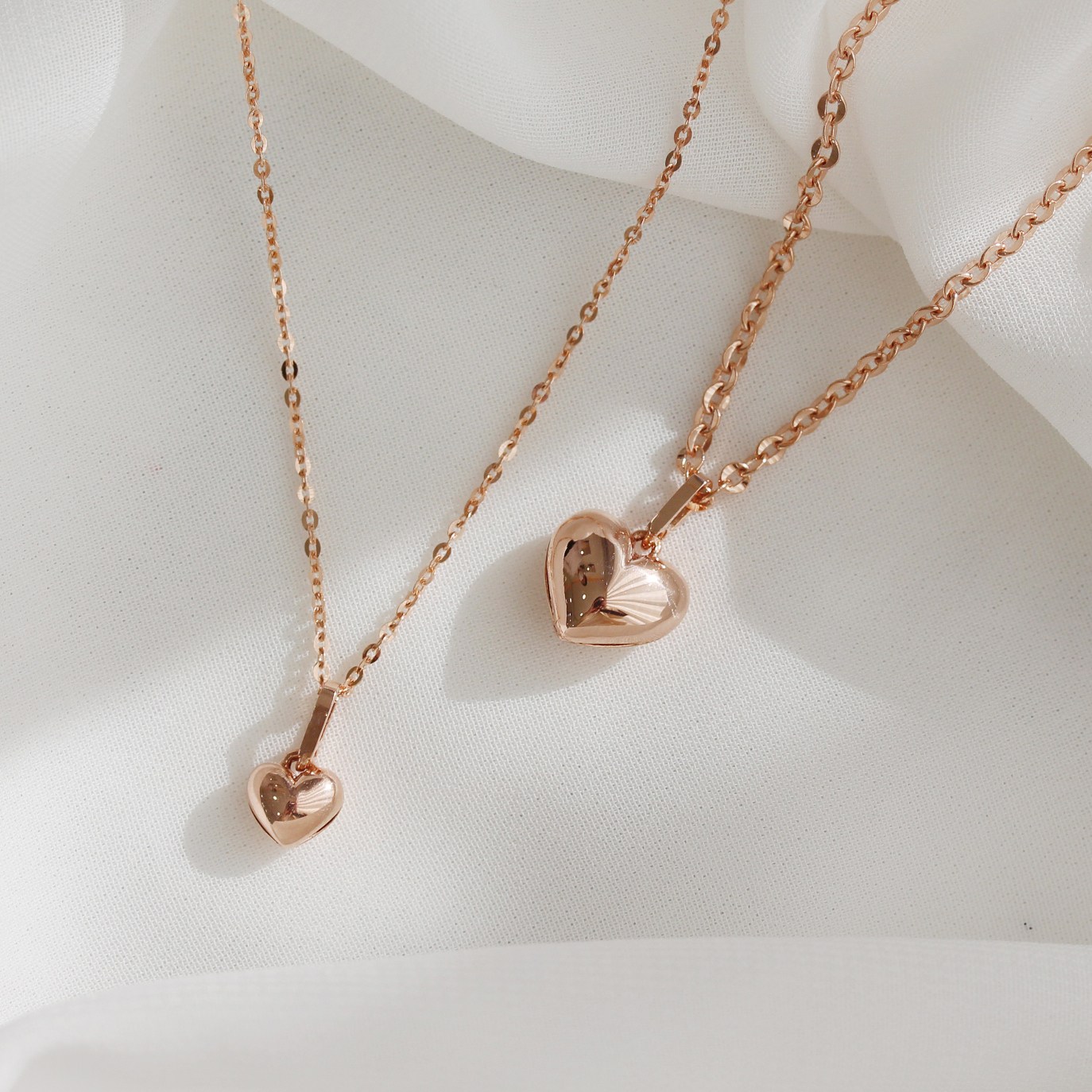 14K 캐주얼 데일리 통통 하트 펜던트 목걸이 99,900원