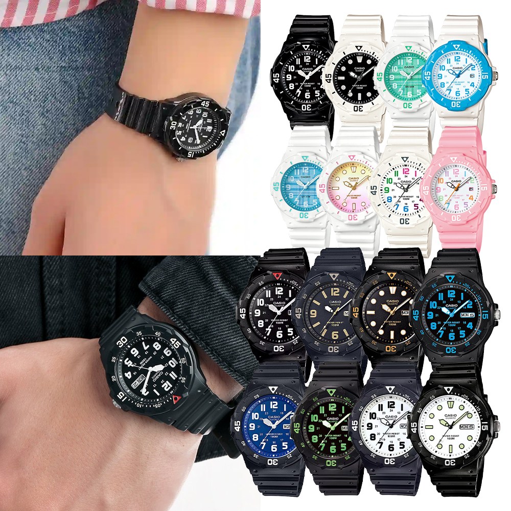 백화점AS 카시오 우레탄시계 LRW-200 MRW-200 26종 커플 남성 여성 학생 데일리 39,200원