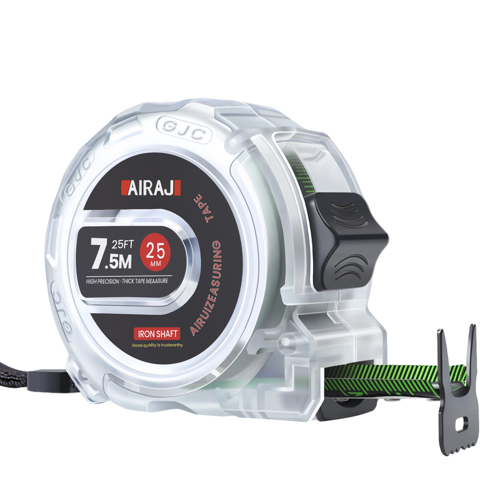 AIRAJ 자동 잠금 0.1mm 고정밀 줄자 3m/5m/7.5m 넓고 두꺼운 설계 산업용/건축/DIY용, 3m*19mm 4,500원