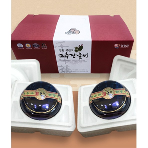 영광 천년초 고추장굴비, 2개, 영광 천년초 고추장굴비 명품 도자기 500g 117,000원